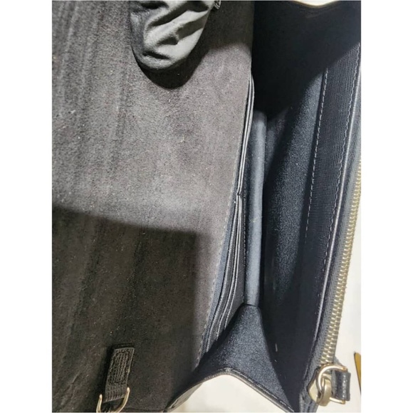 Authentic FENDI Vitello Elite Mink Fur Studded Karlito Tube Wallet on Chain Blac - Picture 11 of 14